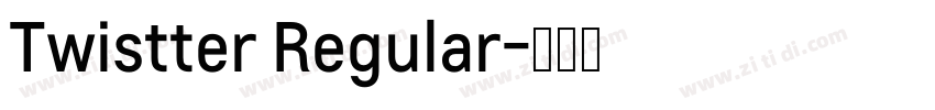 Twistter Regular字体转换